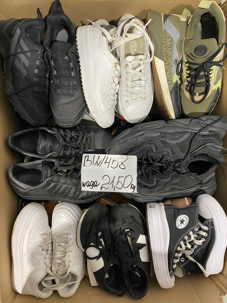 Sportowe markowe obuwie używane pakiet 20kg