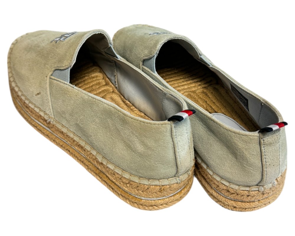 Tommy Hilfiger TH EMBROIDERED SUEDE FLATFORM PÓŁBUTY espadryle damskie 39