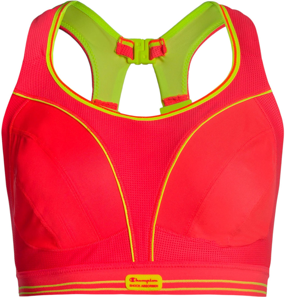 Biustonosz treningowy Shock Absorber Ultimate Run Bra fluor red 80I 
