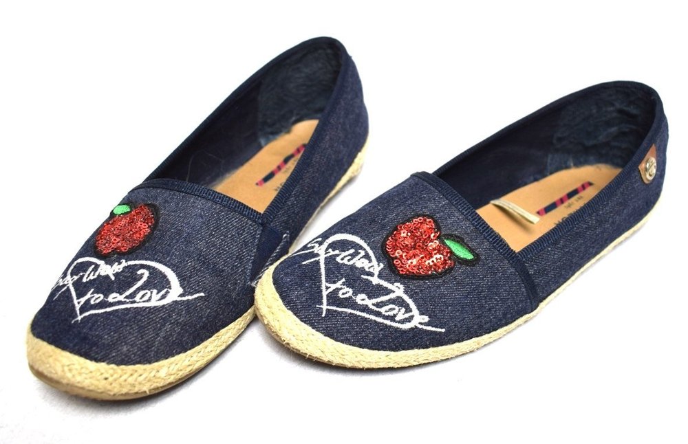 Tom Tailor PÓŁBUTY Espadryle damskie 39