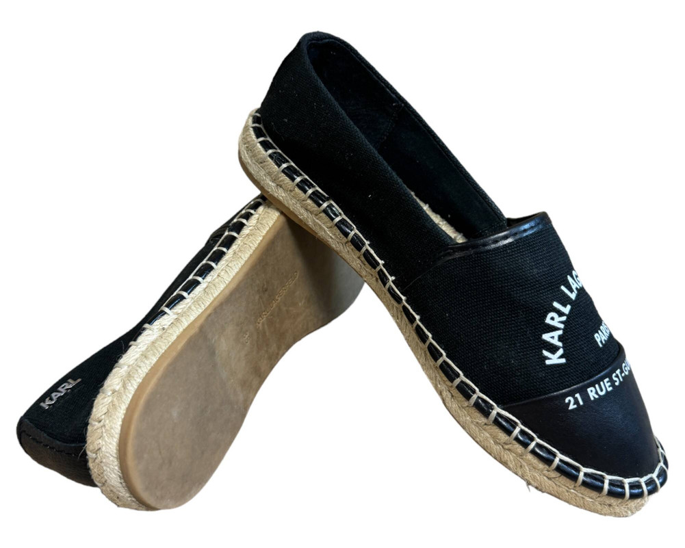 Karl Lagerfeld  PÓŁBUTY Espadryle damskie 35