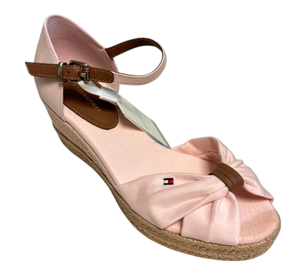 Tommy Hilfiger Basic Open Toe Mid Wedge SANDAŁY espadryle damskie 38