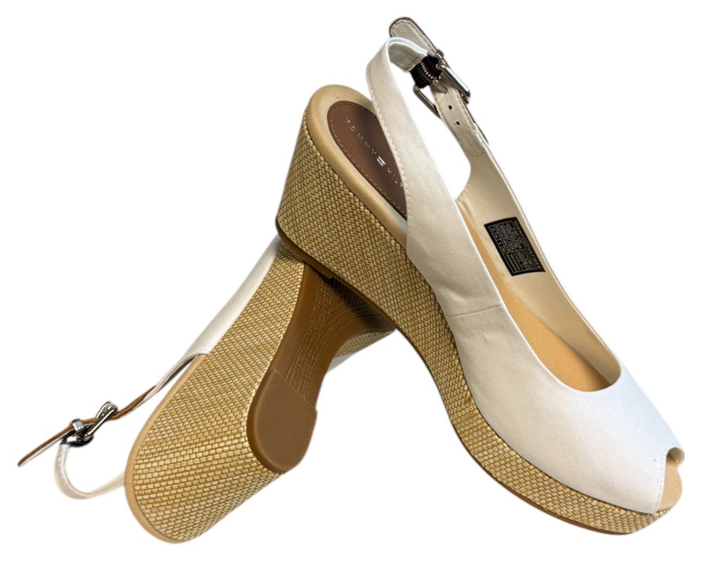 Tommy Hilfiger Iconic Elba Sling Back Wedge CZÓŁENKA espadryle damskie 40/39