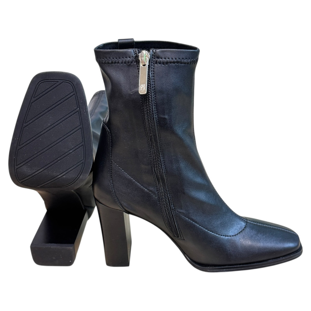 Tommy Hilfiger LEATHER SOCK HEEL BOOTIE BOTKI damskie 37/38