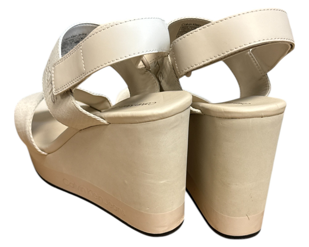 Calvin Klein Jeans Wedge SANDAŁY  damskie 41