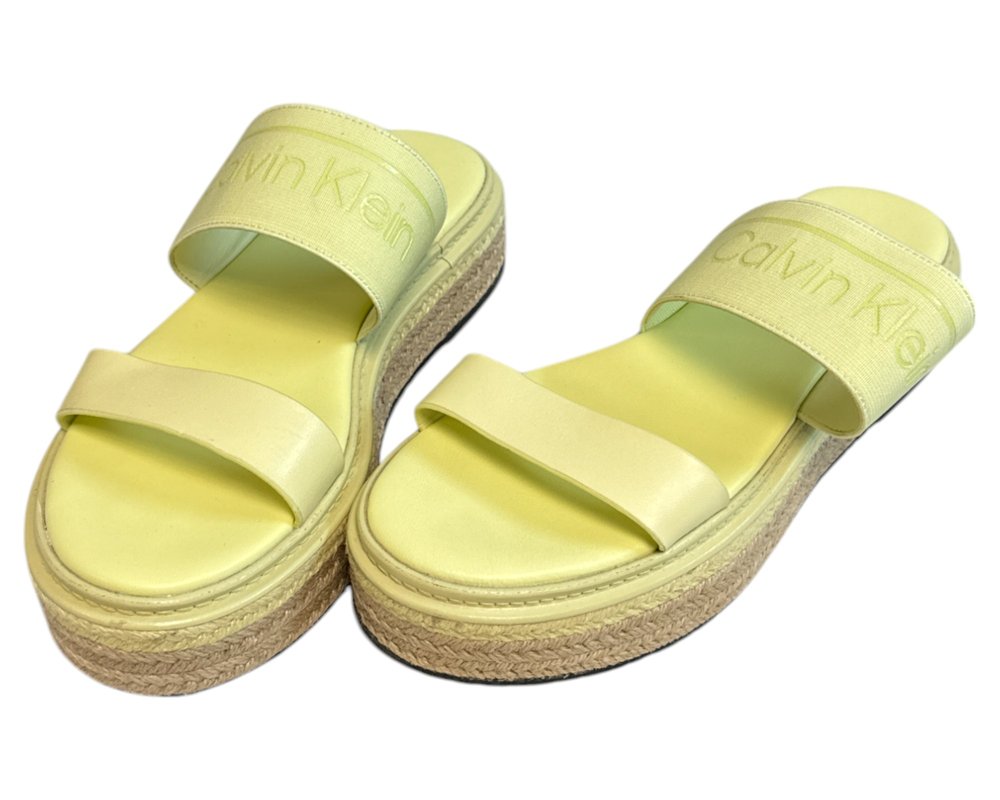 Calvin Klein Wedge Slide He  KLAPKI  damskie 39