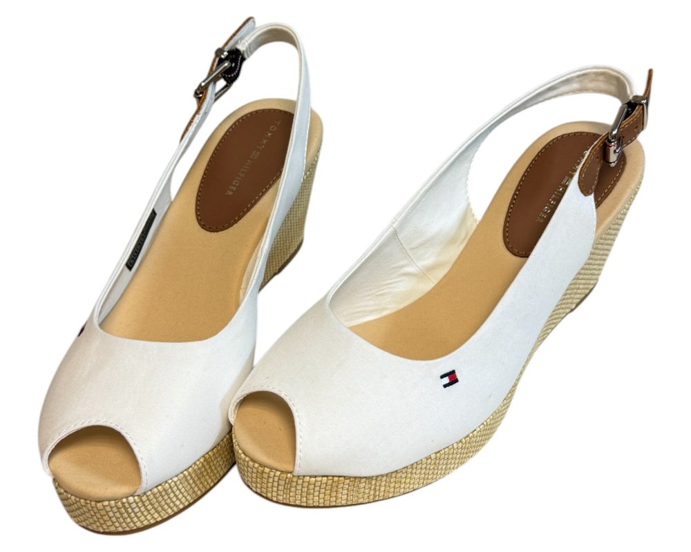 Tommy Hilfiger Iconic Elba Sling Back Wedge CZÓŁENKA espadryle damskie 40/39