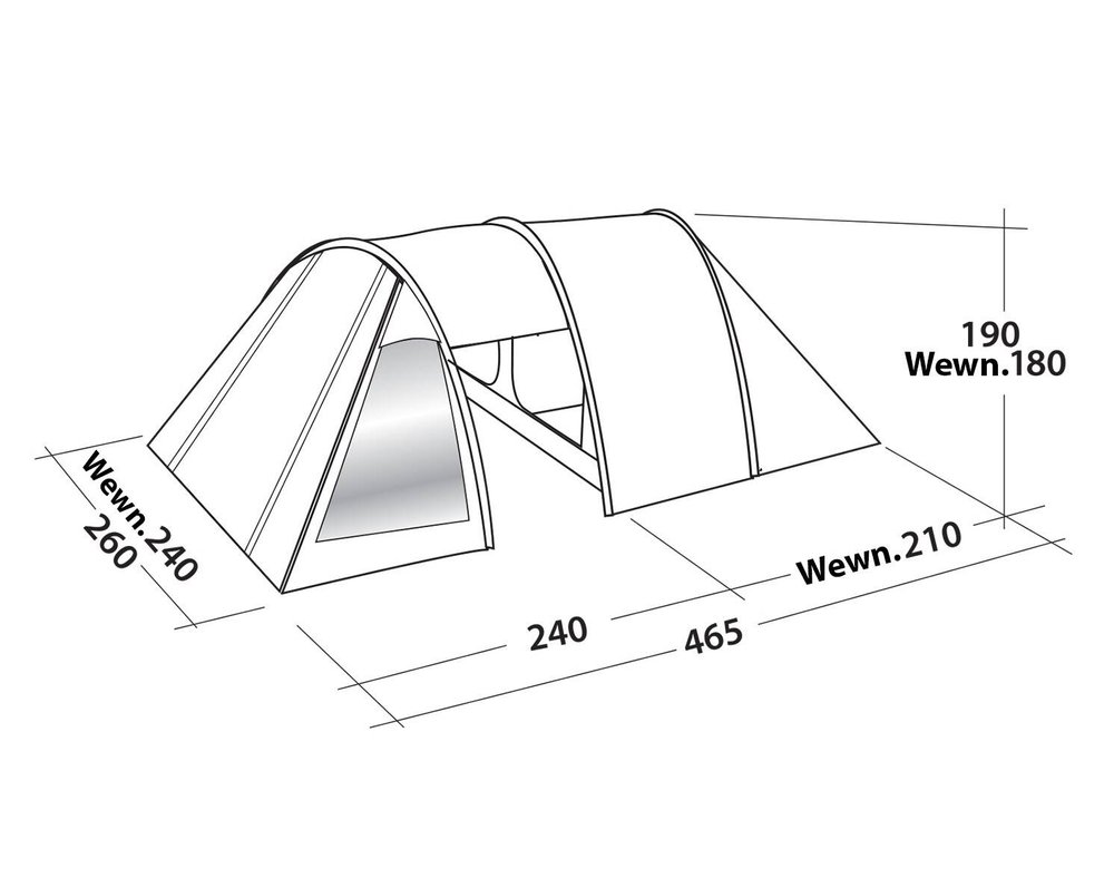 Namiot 4-osobowy Easy Camp Galaxy 400 