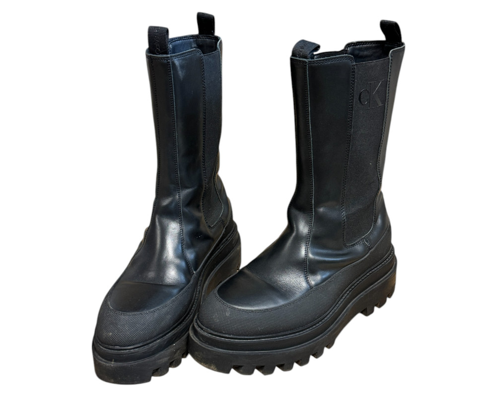 Calvin Klein Jeans Flatform Chelsea Boot Lth Wn BOTKI  damskie 42