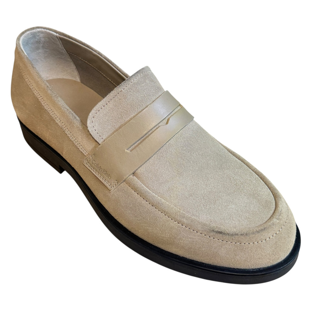 Calvin Klein Moccasin Suede PÓŁBUTY wsuwane męskie 42/41