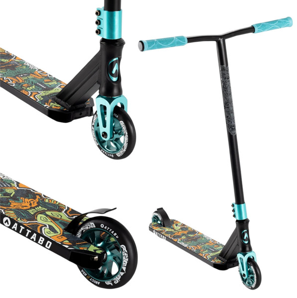 Hulajnoga freestylowa dziecięca dziecięca dwukołowa ATTABO EVO 2.0