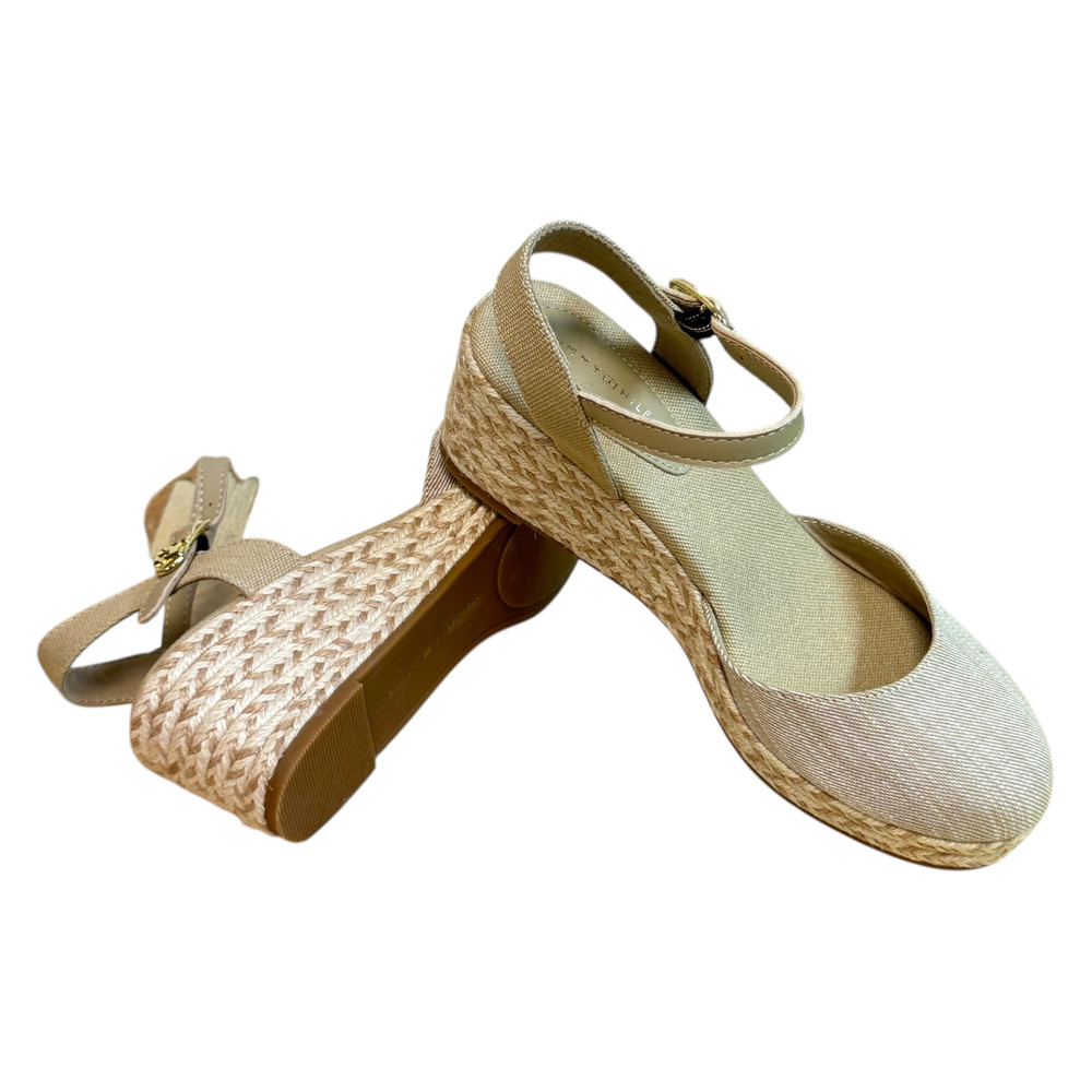 Tommy Hilfiger Chambray Mid Wedge Espad SANDAŁY espadryle damskie 36