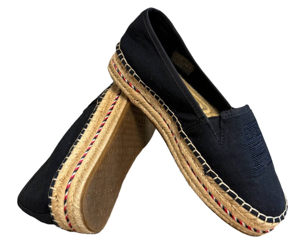 Tommy Hilfiger Embroidered Flatform PÓŁBUTY espadryle damskie 37