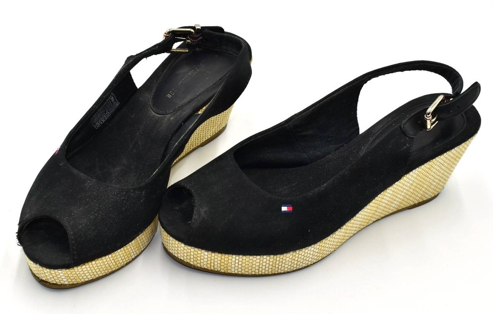 Tommy Hilfiger Iconic Elba Sling Back Wedge SANDAŁY  damskie 39