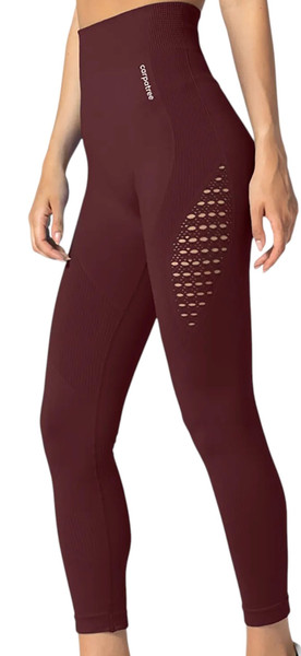 Legginsy damskie Carpatree Phase Seamless burgundy XS
