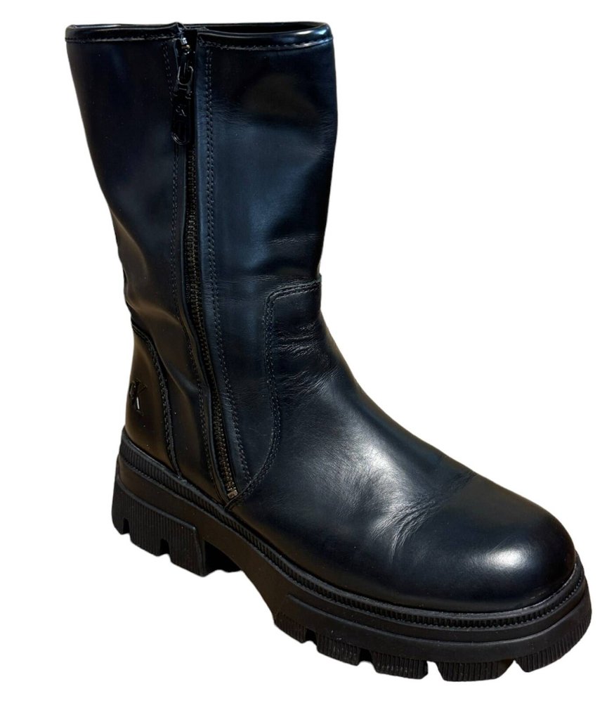 Calvin Klein Jeans Chunky Combat Zip Boot Wn BOTKI  damskie 38