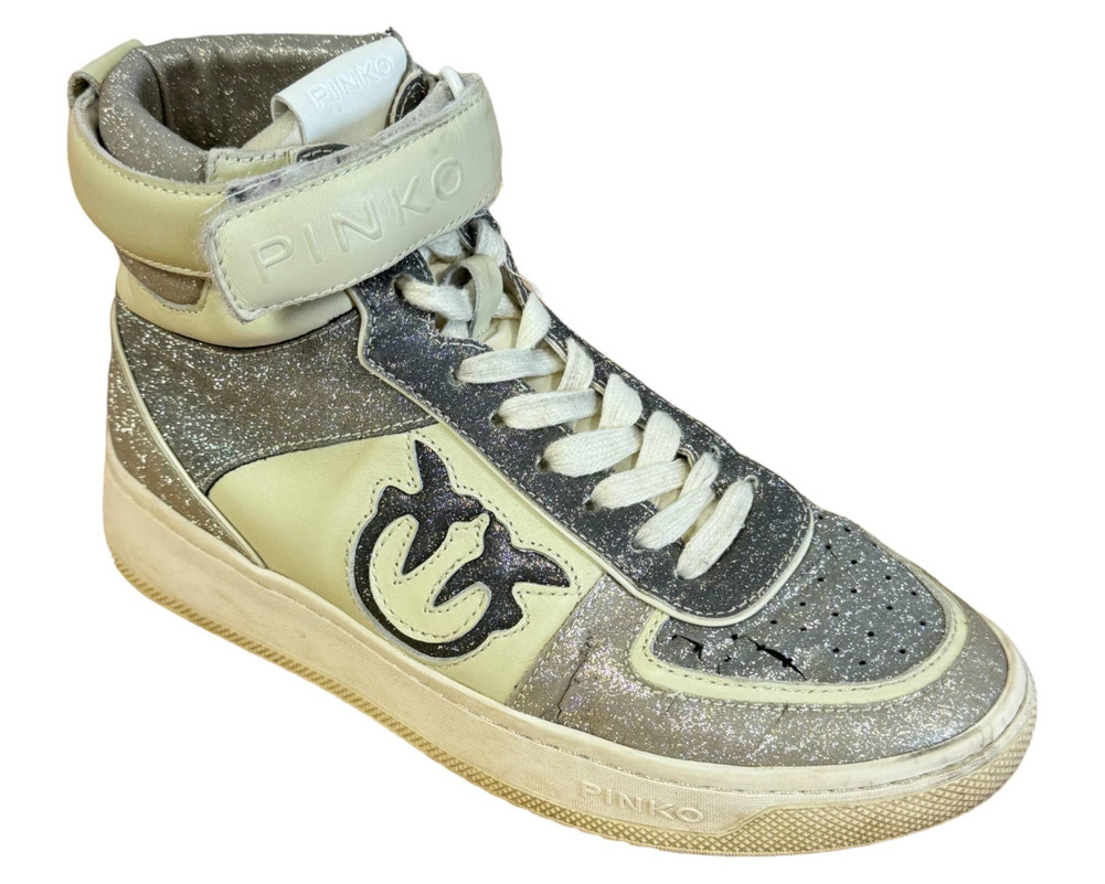 Pinko Occitania Basket Hi Sneaker TRAMPKI Wysokie damskie 36