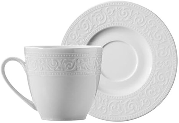 Kütahya Porselen ACELYA serwis do kawy i herbaty, 4 częściowy zestaw Kahve SETI