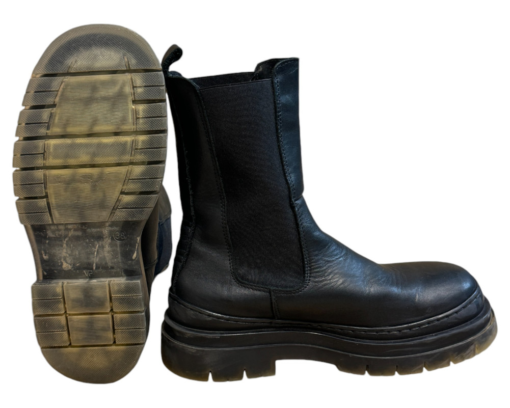 BOTKI Skórzane damskie 38