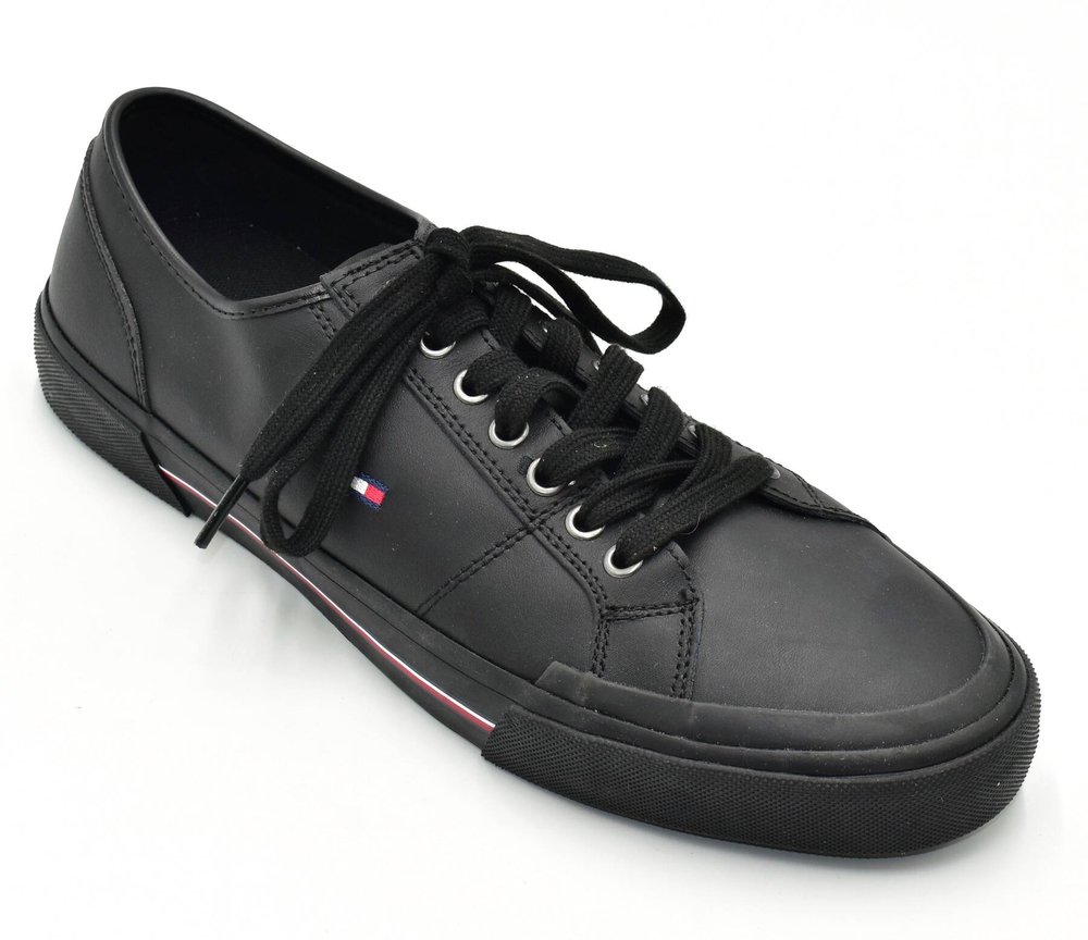 Tommy Hilfiger Core Corporate Vulc Leather TRAMPKI męskie 43