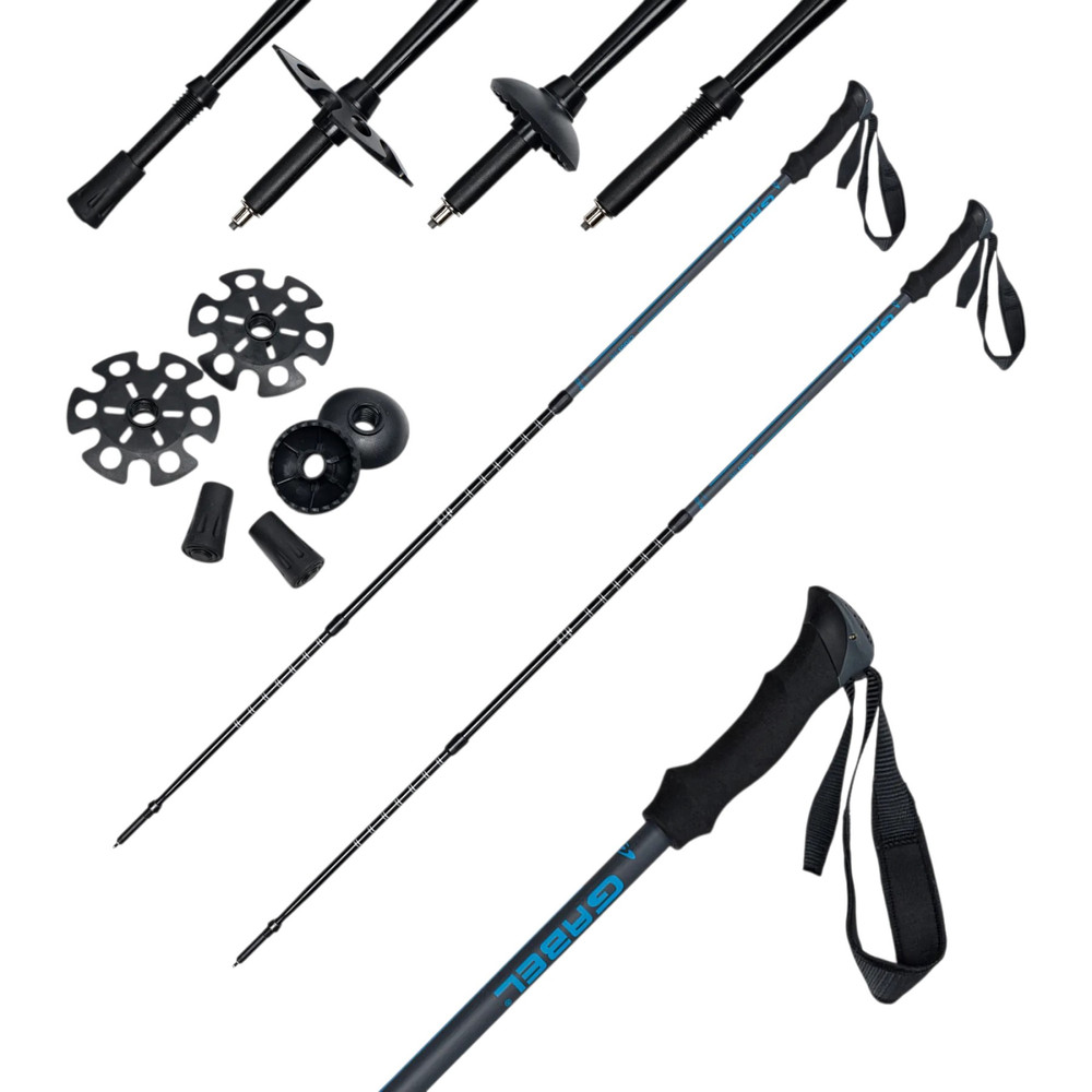 Kije trekkingowe GABEL Cilaos Lite szare 7007447200000 (135) 