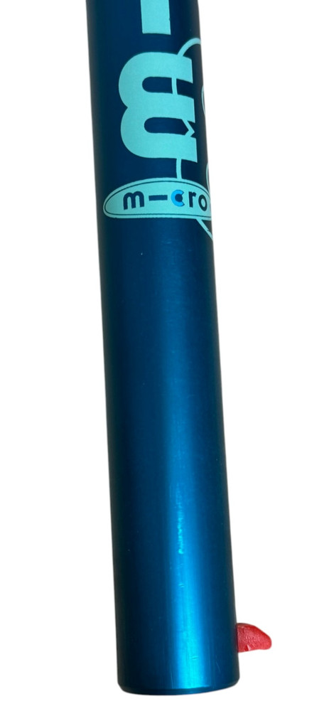 Hulajnoga trójkołowa dziecięca Micro Mini Deluxe Foldable LED aqua 