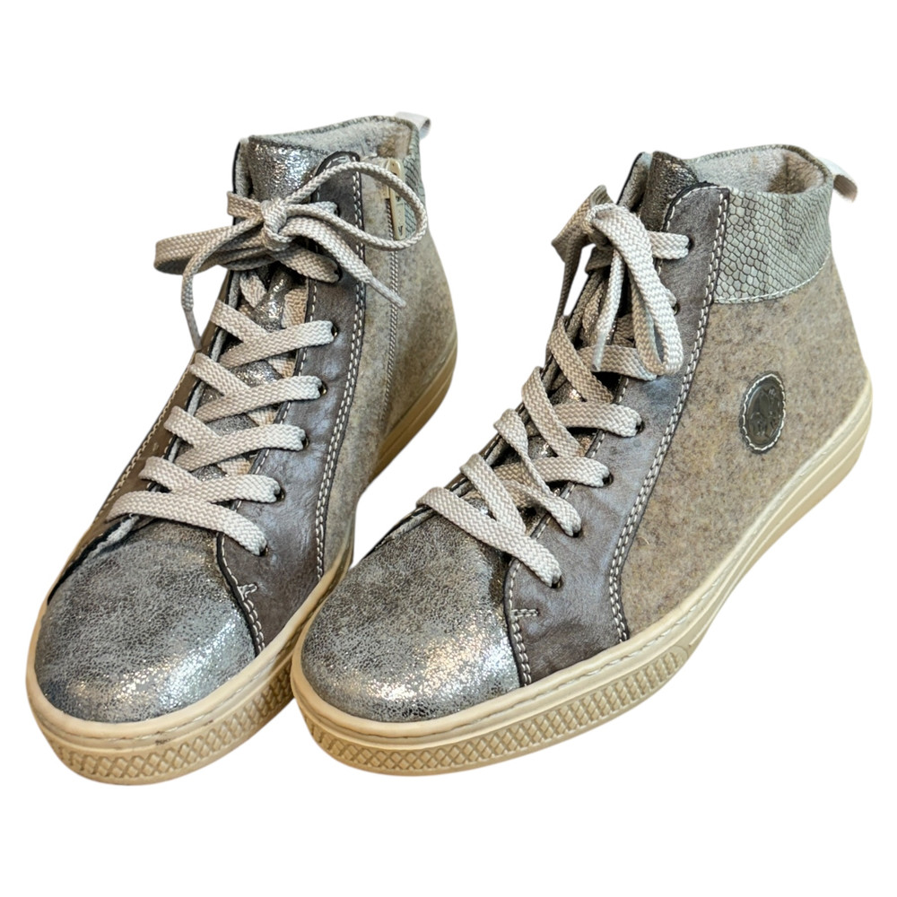 Rieker TRAMPKI wysokie damskie 38