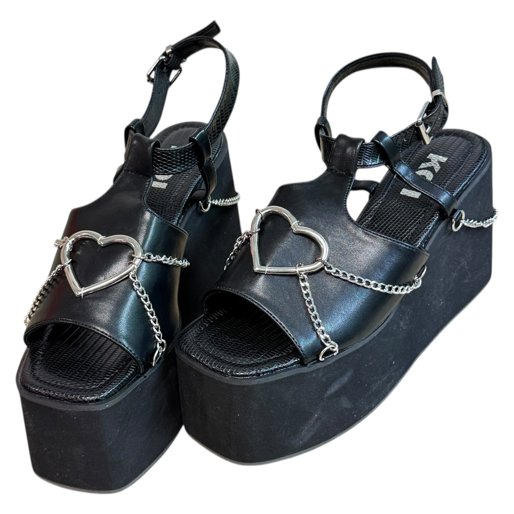 Koi Crushed Hearts SANDAŁY damskie 38