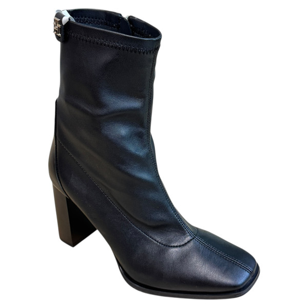 Tommy Hilfiger LEATHER SOCK HEEL BOOTIE BOTKI damskie 37/38