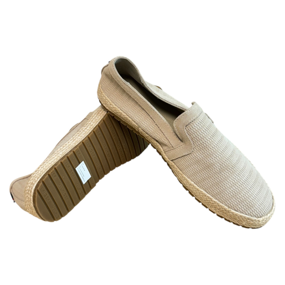 Tommy Hilfiger Th Esapdrille Classic Suede PÓŁBUTY wsuwane męskie 42