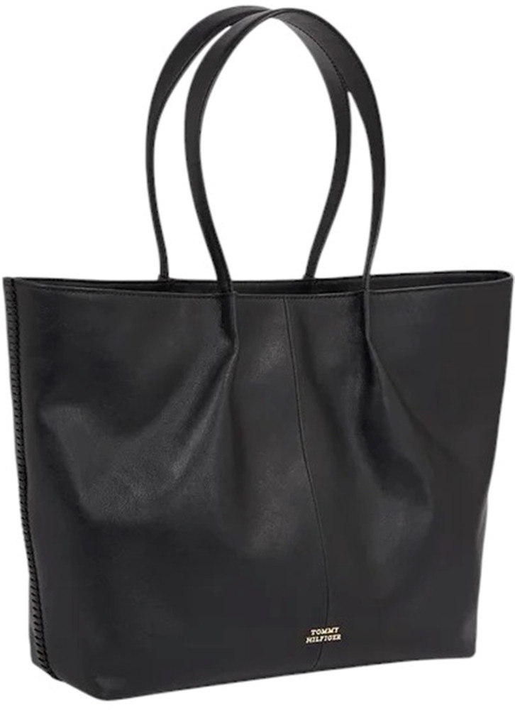 Torebka Tommy Hilfiger Crest Leather Tote AW0AW15230