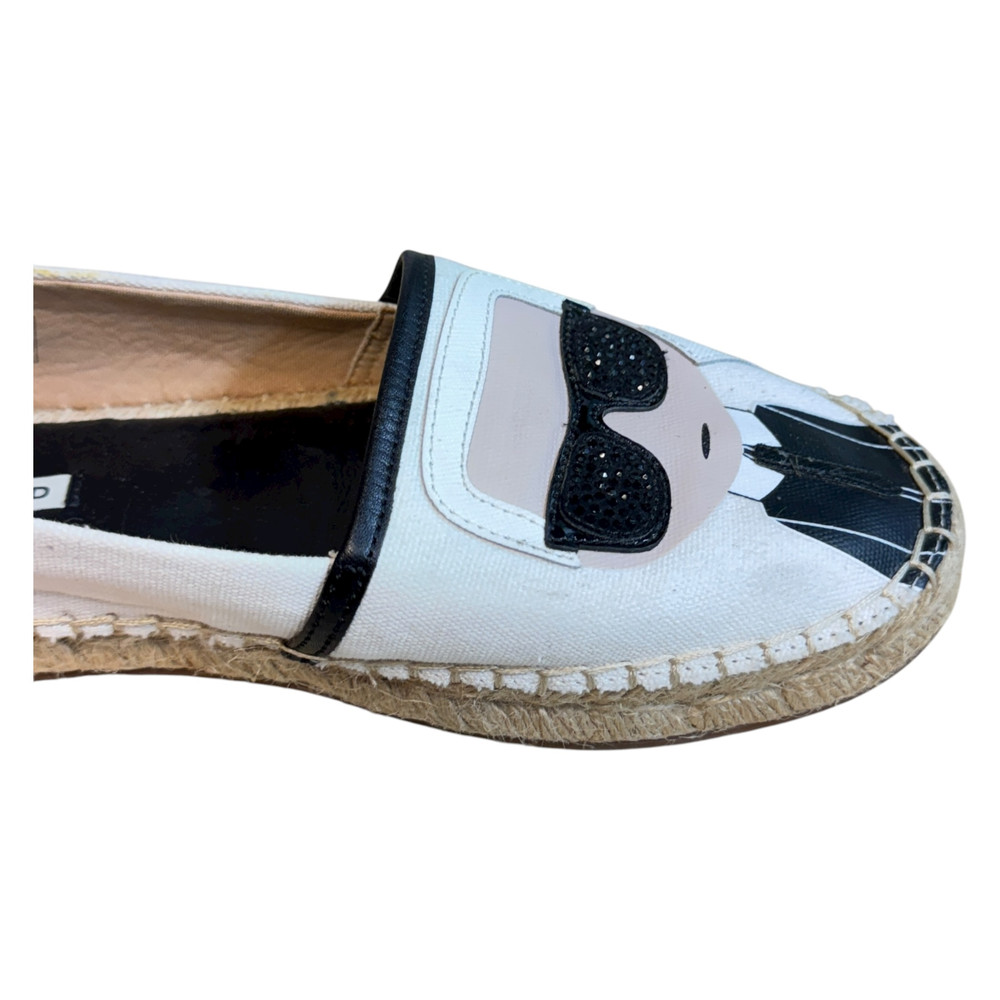 Karl Lagerfeld PÓŁBUTY espadryle damskie 38