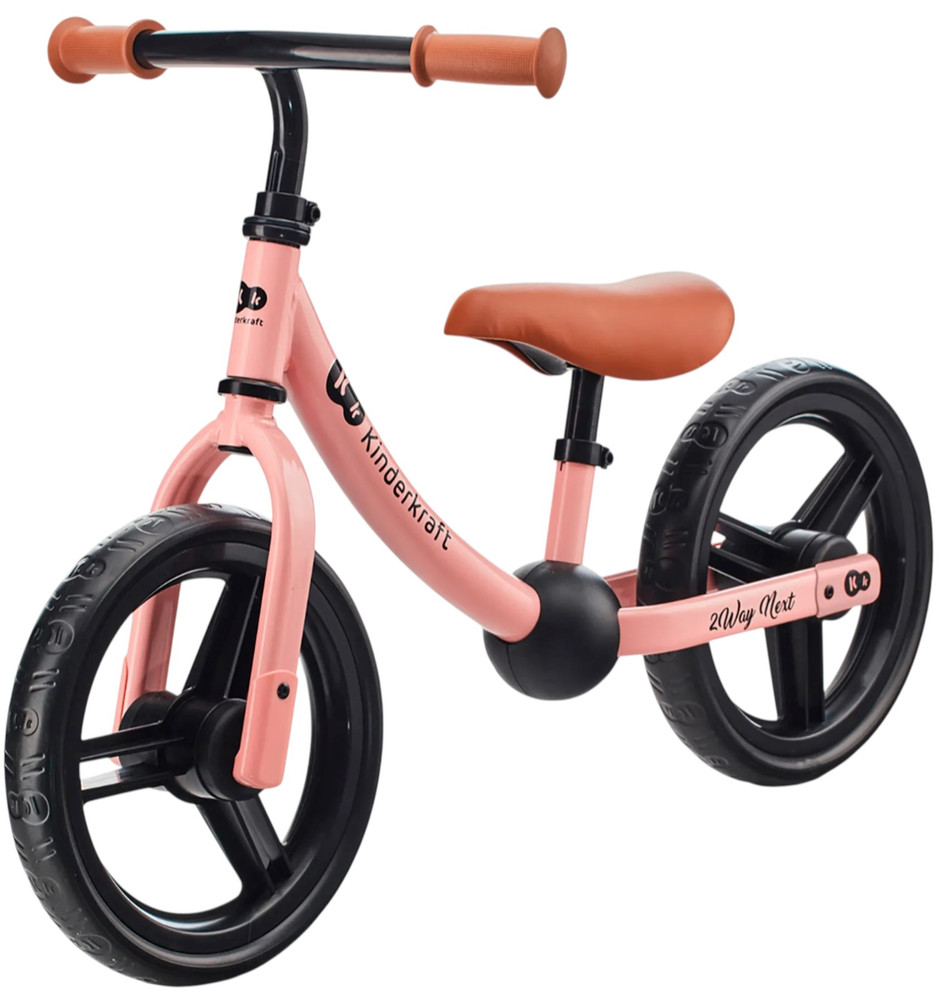Rowerek biegowy Kinderkraft 2Way Next rose pink