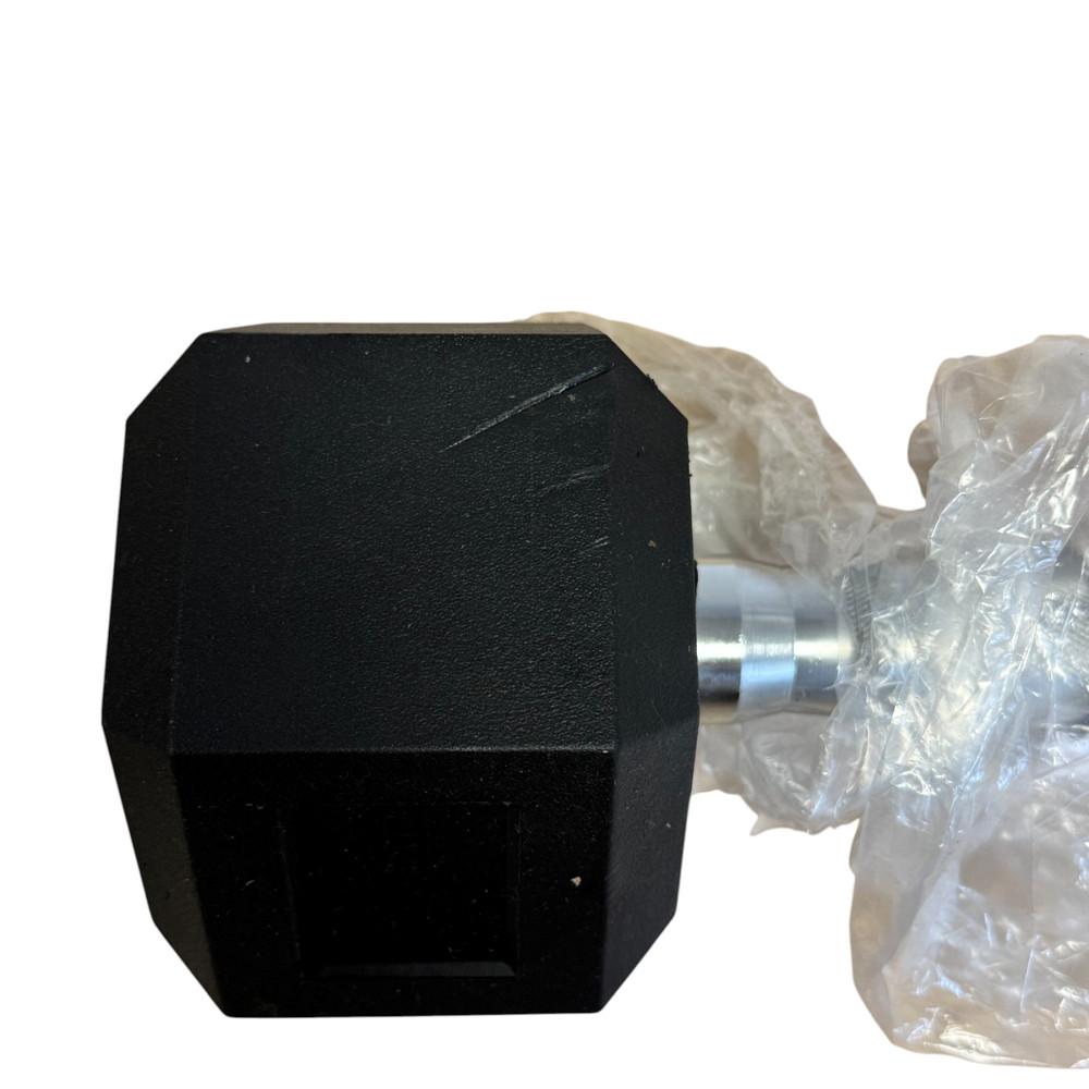 Hantel ogumowany TREXO Hex 10 kg