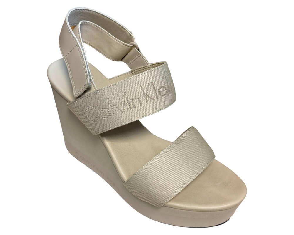 Calvin Klein Jeans Wedge  SANDAŁY  damskie 40