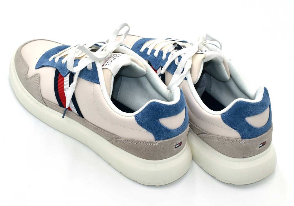 Tommy Hilfiger Lightweight Leather Mix Cup BUTY SPORTOWE męskie 46