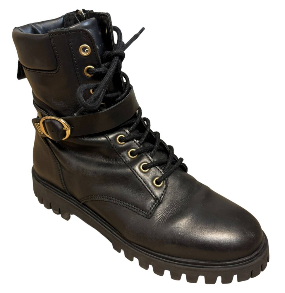 Tommy Hilfiger Buckle Lace Up Boot BOTKI damskie 39