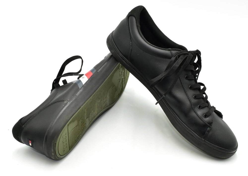 Tommy Hilfiger Essential Leather Vulcanised TRAMPKI męskie 44