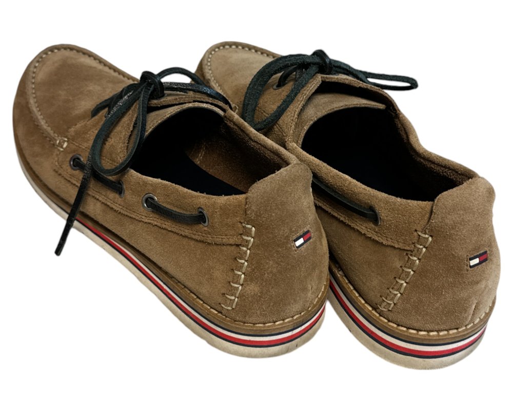 Tommy Hilfiger Suede Hilfiger Boatshoe  PÓŁBUTY  męskie 42