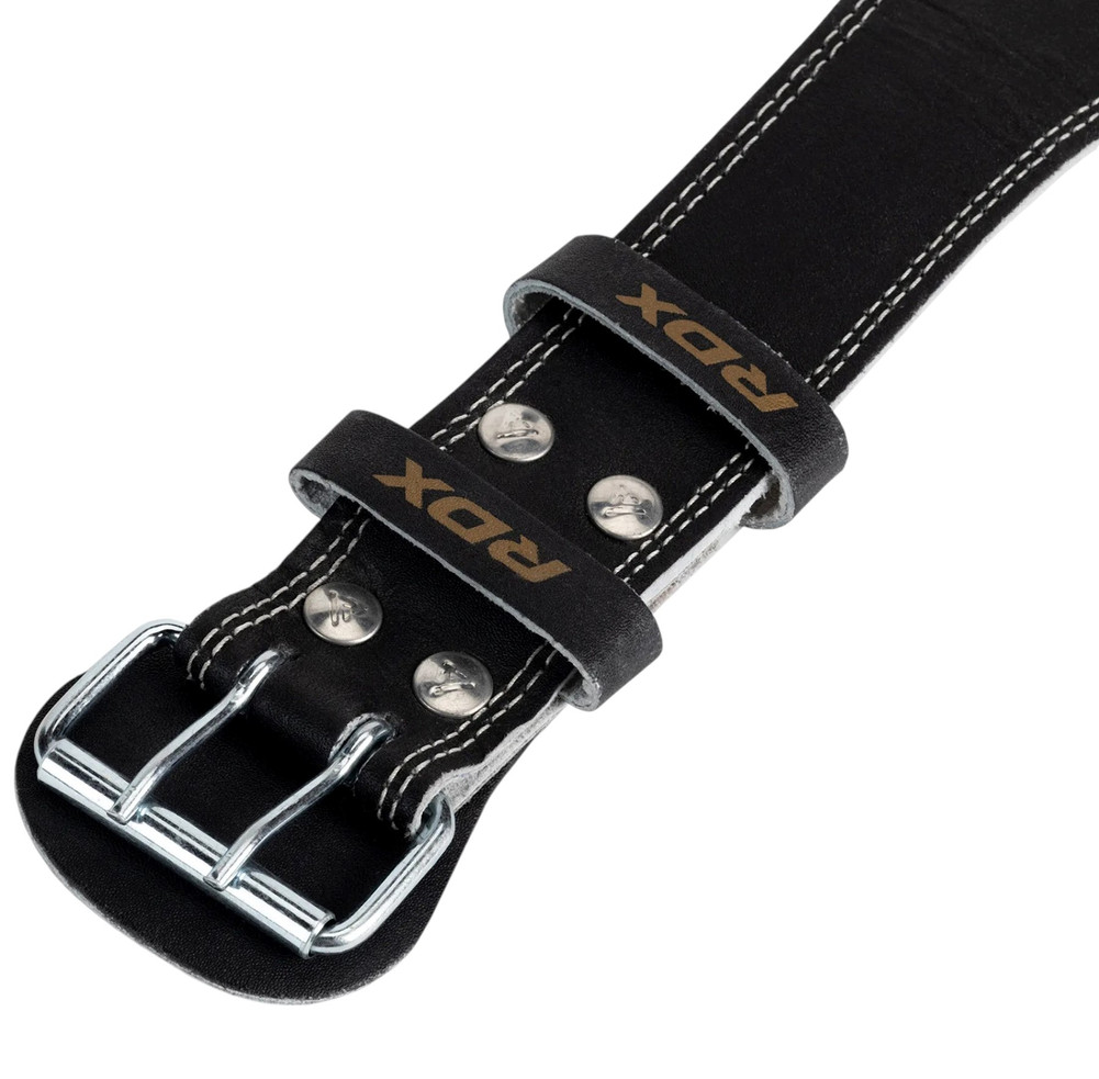 Pas do podnoszenia ciężarów RDX Belt 4" Leather M