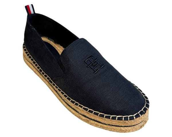 Tommy Hilfiger TH EMBROIDERED CANVAS FLATFORM PÓŁBUTY espadryle damskie 39