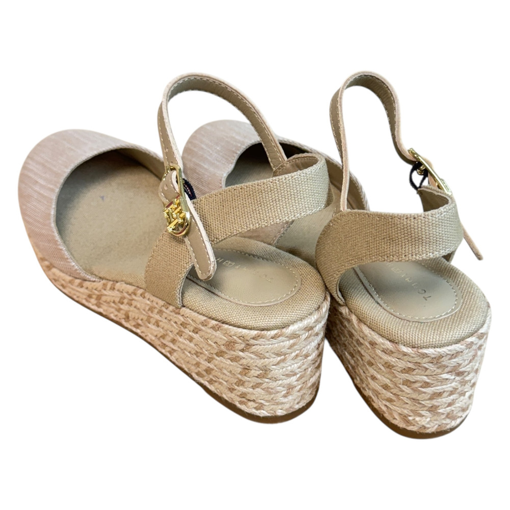 Tommy Hilfiger Chambray Mid Wedge Espad SANDAŁY espadryle damskie 36