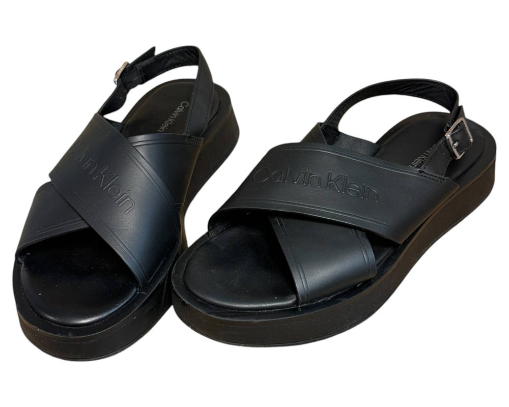 Calvin Klein Flatform Sandal Hf SANDAŁY  damskie 38