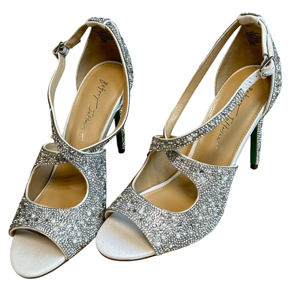 Betsey Johnson Sage SANDAŁY szpilki damskie 38/39