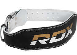 Pas do podnoszenia ciężarów RDX Belt 4" Leather M