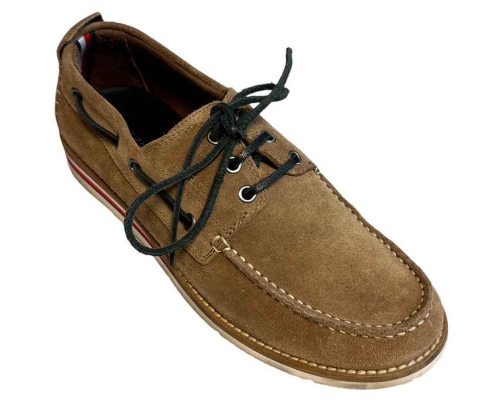 Tommy Hilfiger Suede Hilfiger Boatshoe  PÓŁBUTY  męskie 42