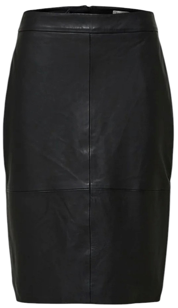 Selected Femme LEDERROCK - Spódnica skórzana L SE521B09V-Q11