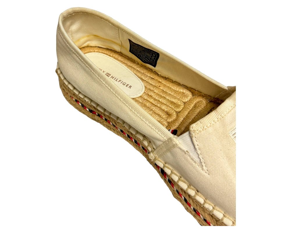 Tommy Hilfiger Embroidered Flatform PÓŁBUTY Espadryle damskie 40