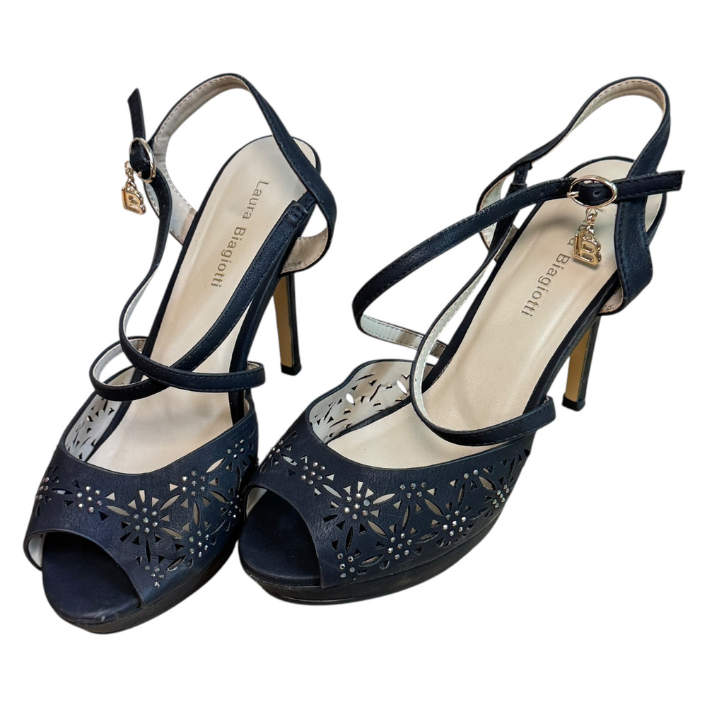 Laura Biagiotti SANDAŁY szpilki damskie 39