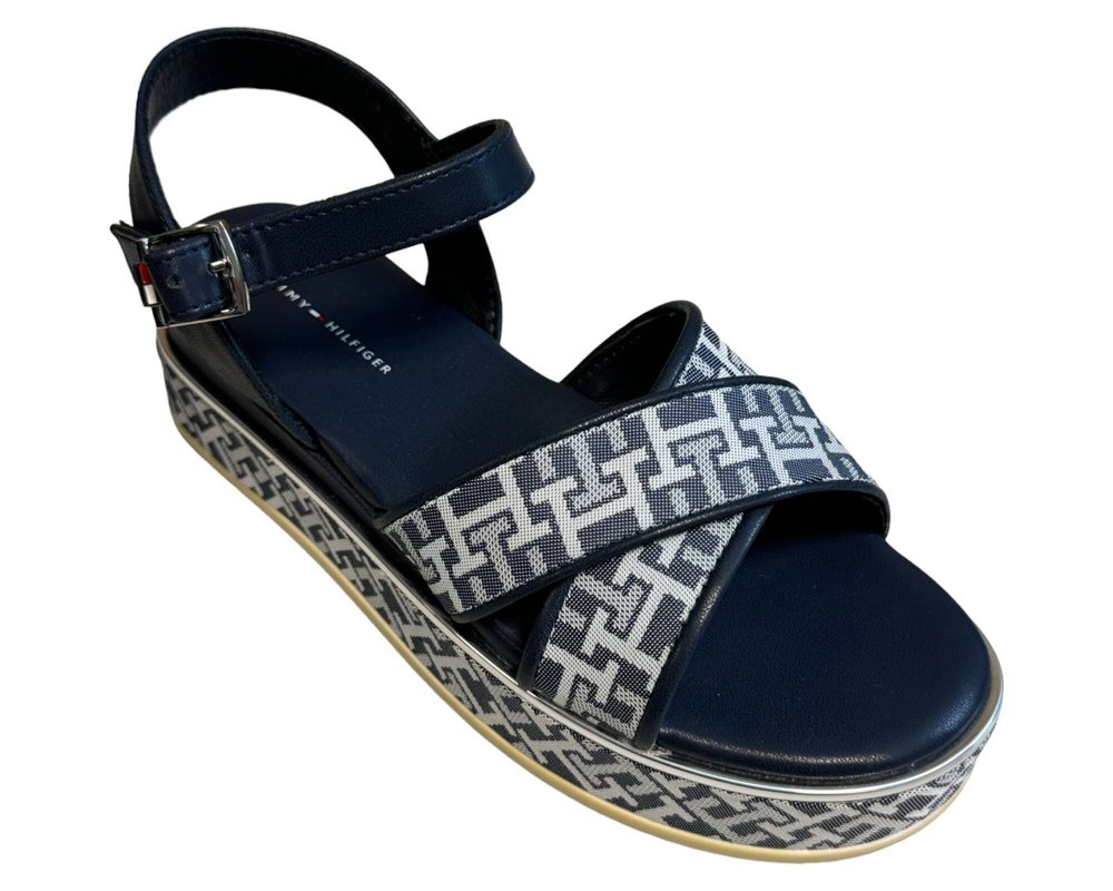 Tommy Hilfiger  Logo Oll Over Platform Sandal  SANDAŁY  dziecięce 35